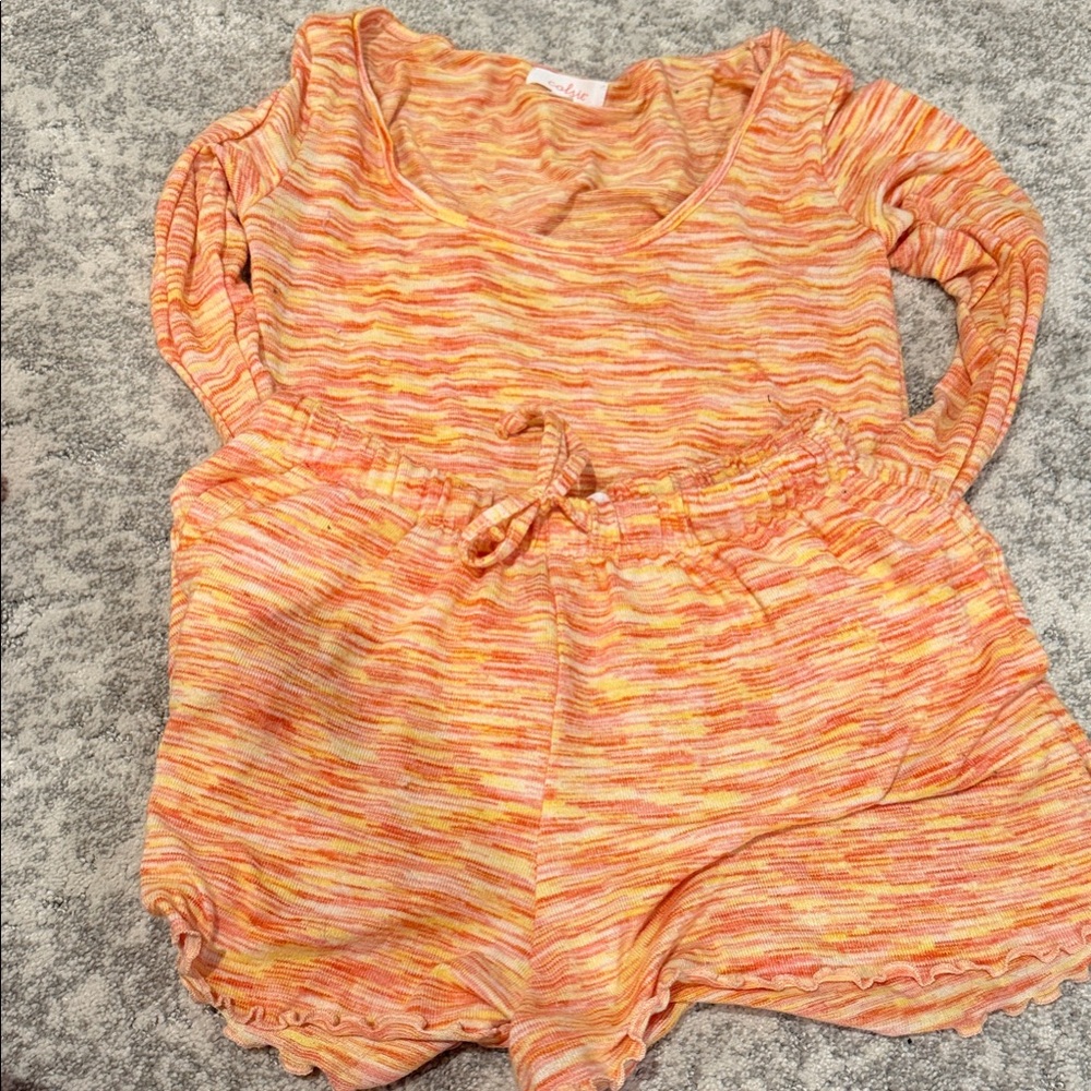 Orange & Yellow Colsie Pajamas